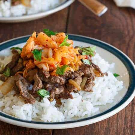 Kimchi Beef Plate